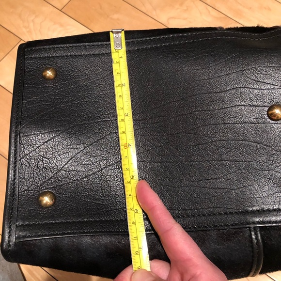 Ysl blk/blue leopard print pony hair cabas chyc - Picture 7 of 7